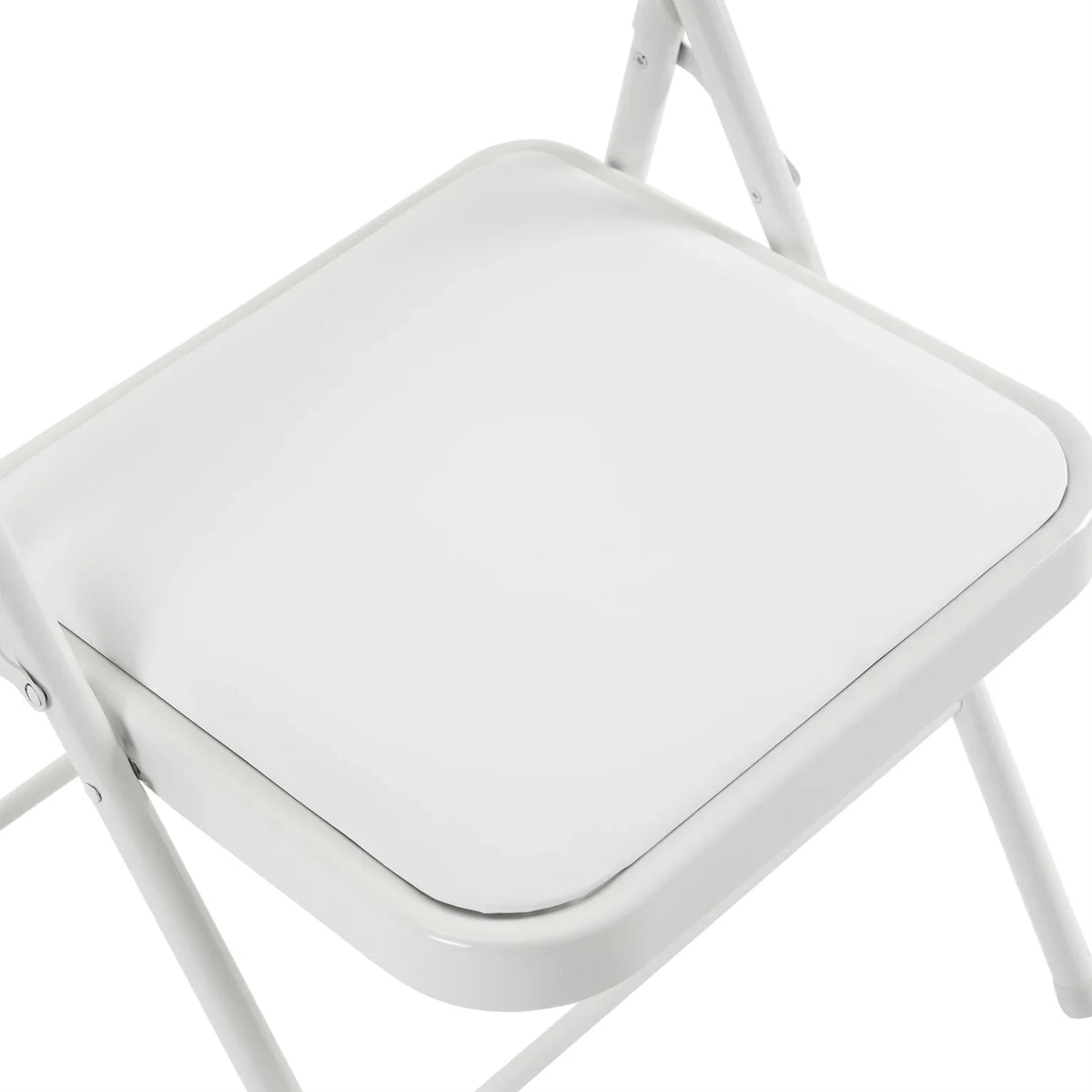 2026 New6 Pack Gray Folding Chairs with Padded Seats, Portable Stackable Foldable Chairs for Indoor & Outdoor, Commercial Seat with Metal Frame for Events Office Wedding Party, 330lbs Capacity