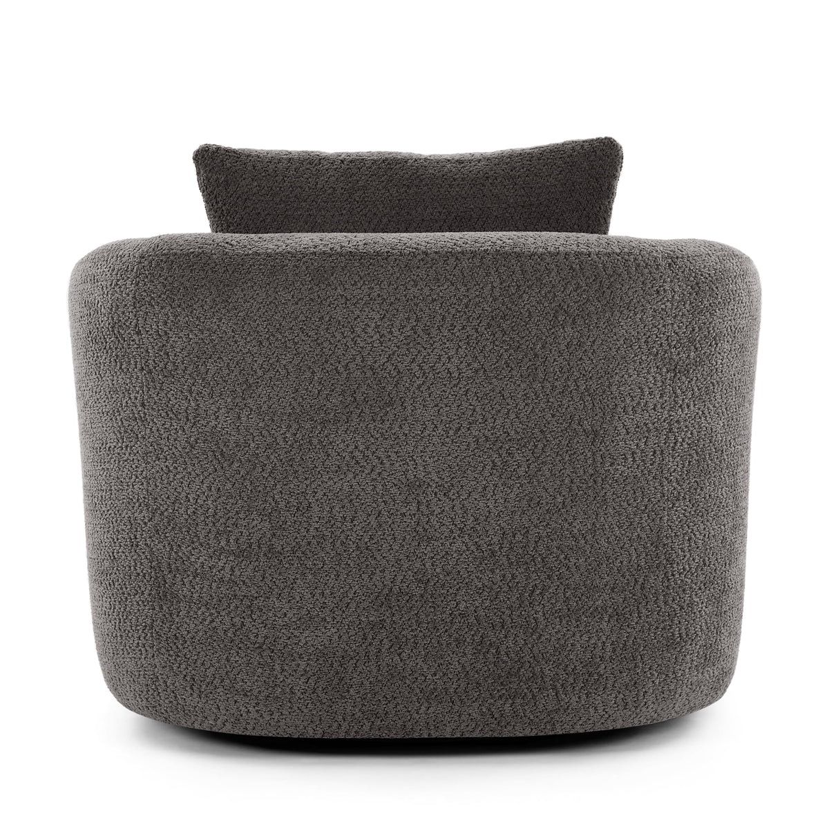 Harper & Bright Designs 360- Swivel Accent Chair, Barrel Chair Swivel Upholstered Sofa Chair with Cushion for Living Room Office, Beige