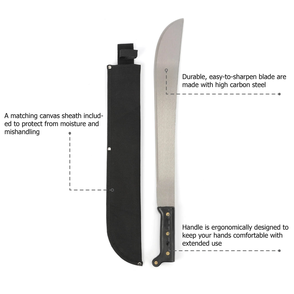 2026 NewOzark Trail 18" Machete with Sheath, Model 5052