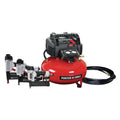 Restored Porter-Cable PCFP3KITR 3-Piece Nailer and 0.8 HP 6 Gallon Oil-Free Pancake Air Compressor Combo Kit (Refurbished)