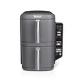 2026 NewNinja DoubleStack XL 2-Basket Air Fryer, DoubleStack Technology Cooks 4 Foods at Once, Space Saving Design, 10 QT, 4-in-1, Smart Finish & Match Cook, SL400
