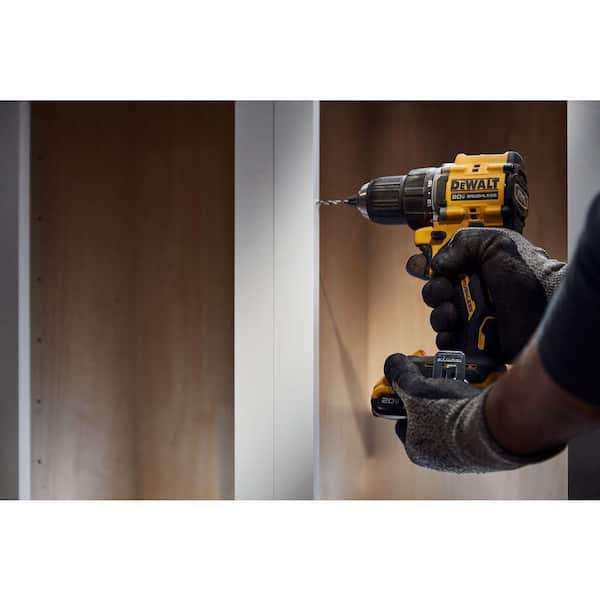 ATOMIC 20-Volt Lithium-Ion Cordless Compact 1/2 in. Drill/Driver Kit with 2.0Ah Battery, Charger and Bag