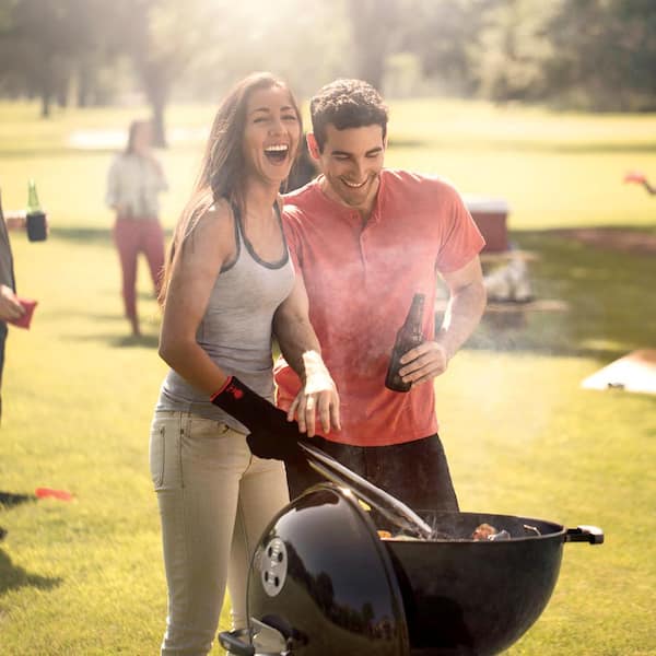22 in. Original Kettle Charcoal Grill in Black