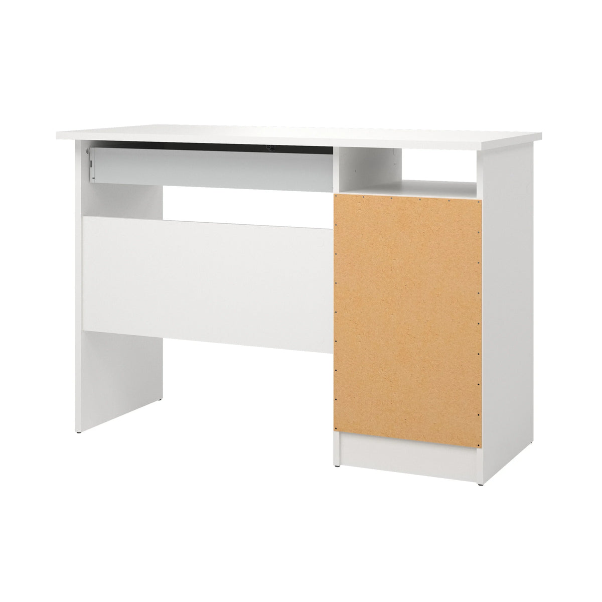 2026 NewTvilum Walden 5 Drawer Office Desk with 1 Locking Drawer for Adults, White