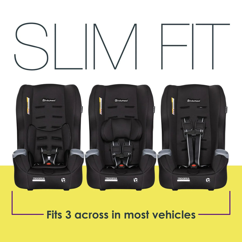 2026 NewBaby Trend Trooper 3-in-1 Convertible Car Seat - Desert Black