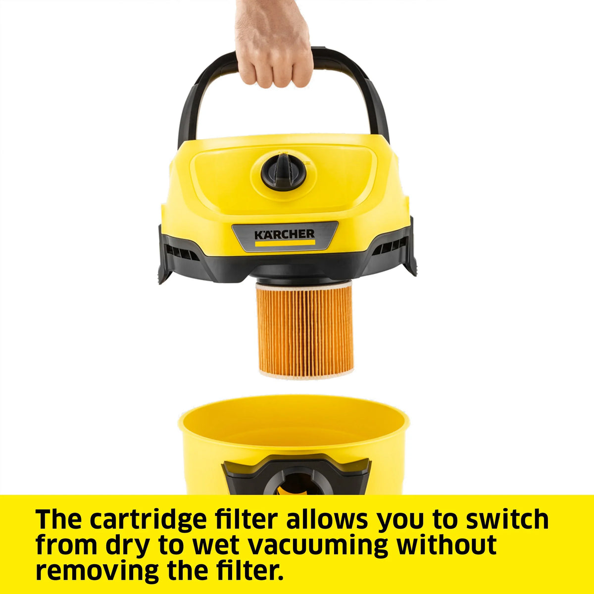 2026 NewKarcher Shop Vacuum, WD3, Wet and Dry Vac, Multi-Purpose - 4.5 Gallon