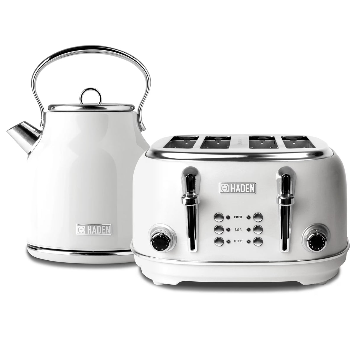 2026 NewHaden Heritage 1500 1.7 Electric Kettle, Matte Black Finish with Copper Accents