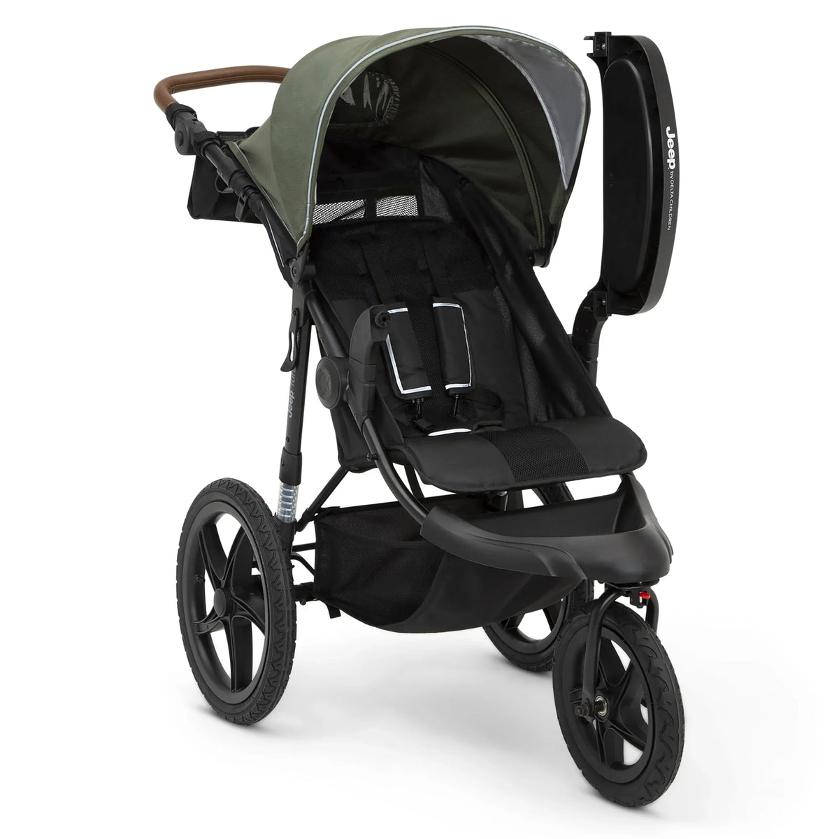 2026 NewJeep TurboGlyde Jogging Stroller by Delta Children, Black