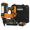 Freeman PE20V2118G2 20 Volt Cordless 2-in-1 18-Gauge Nailer / Stapler Kit with Lithium Ion Battery, Charger, Bag, and Fasteners (400 Count) -C 1400 Shots per Charge
