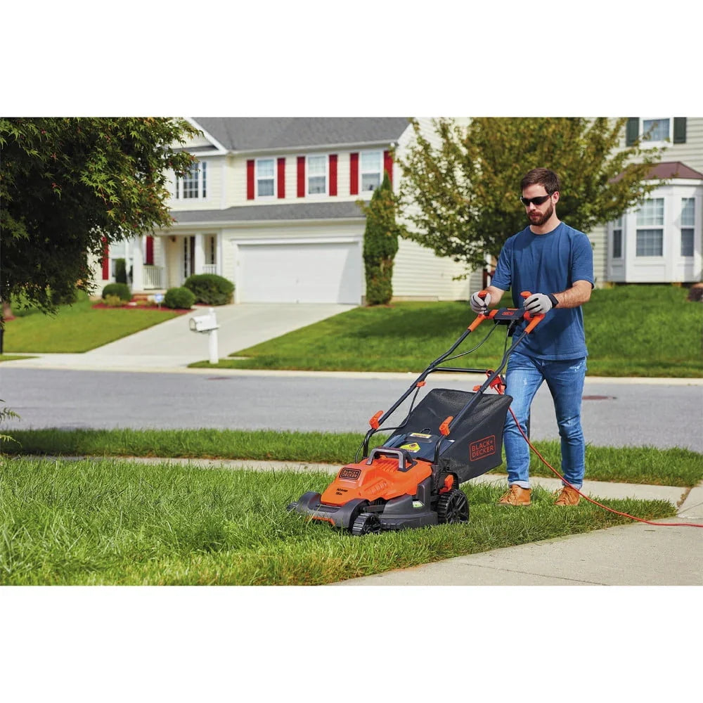 2026 NewBLACK+DECKER BEMW472BH 10AMP 15" Electric Mower