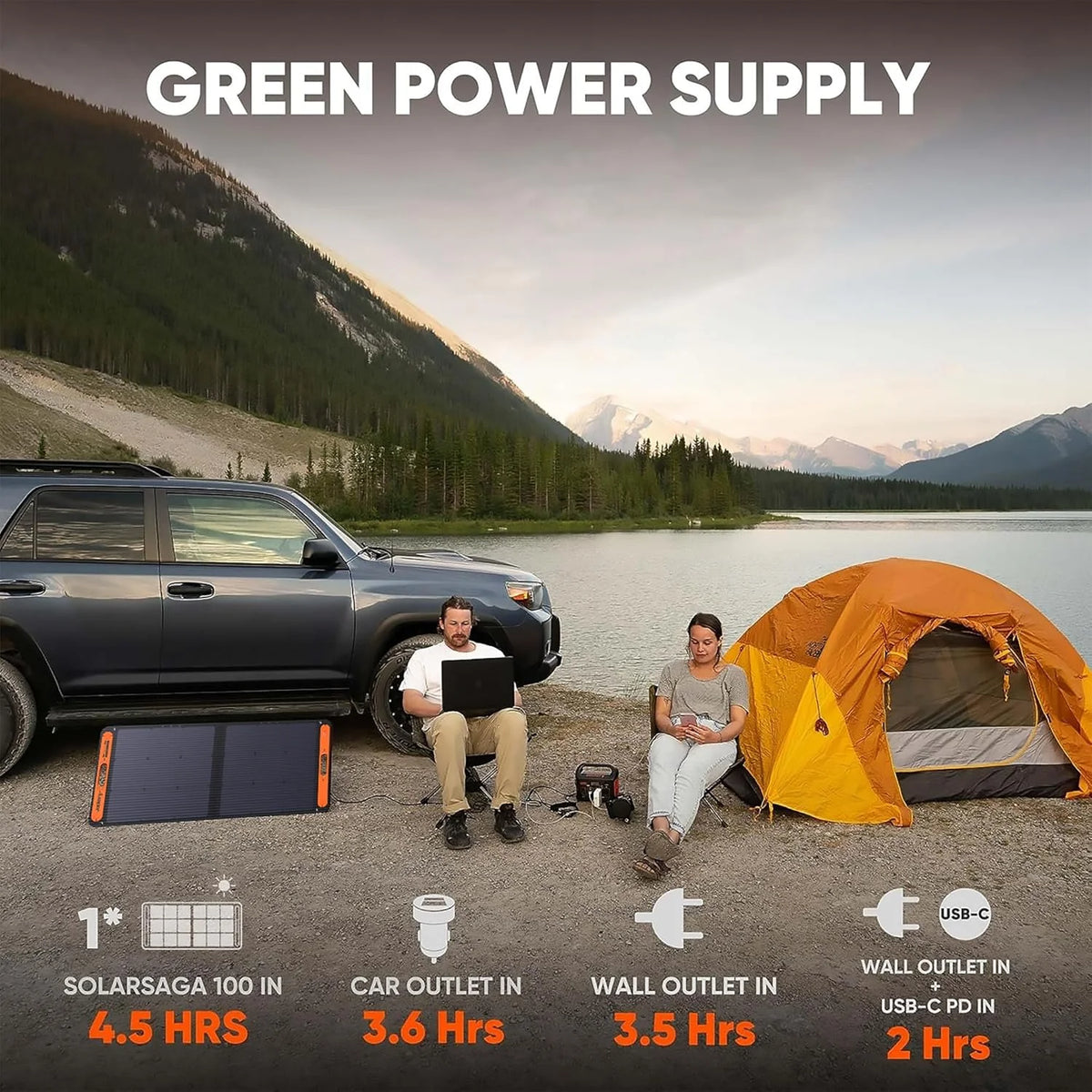 Jackery Portable Power Station Explorer 300 with 5m Extension Cord, 285Wh Backup Lithium Battery, Solar Generator for Outdoors Camping, Travel, Hunting, Blackout