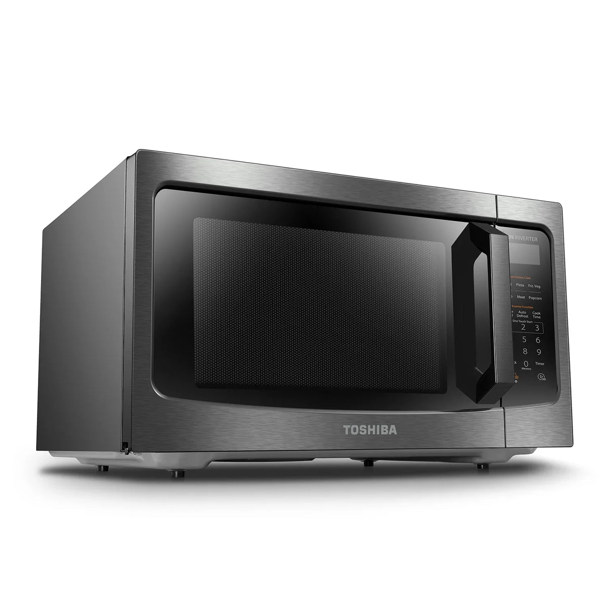 2026 NewToshiba 1.2 cu ft Countertop Microwave Ovens in Stainless Steel