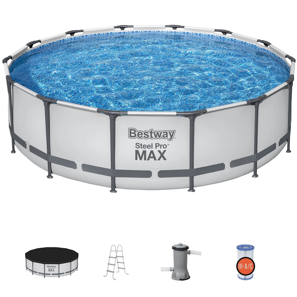 2026 NewBestway Steel Pro MAX 10' x 30" Above Ground Pool Set Round