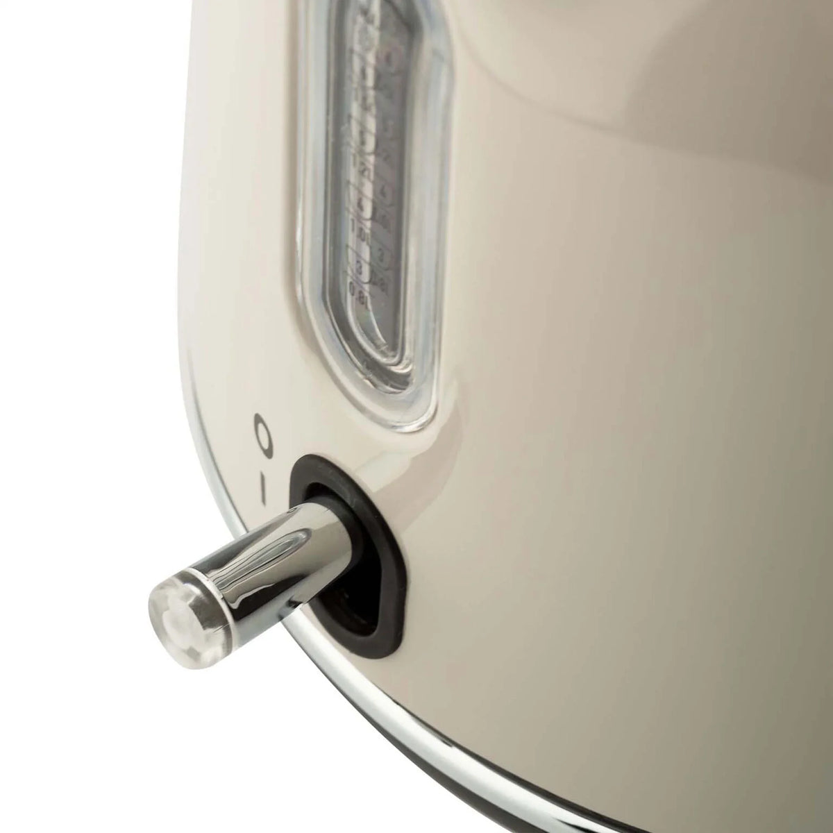 2026 NewHaden Dorset 1.7 Liter Electric Water Kettle with Base, Putty & Chrome