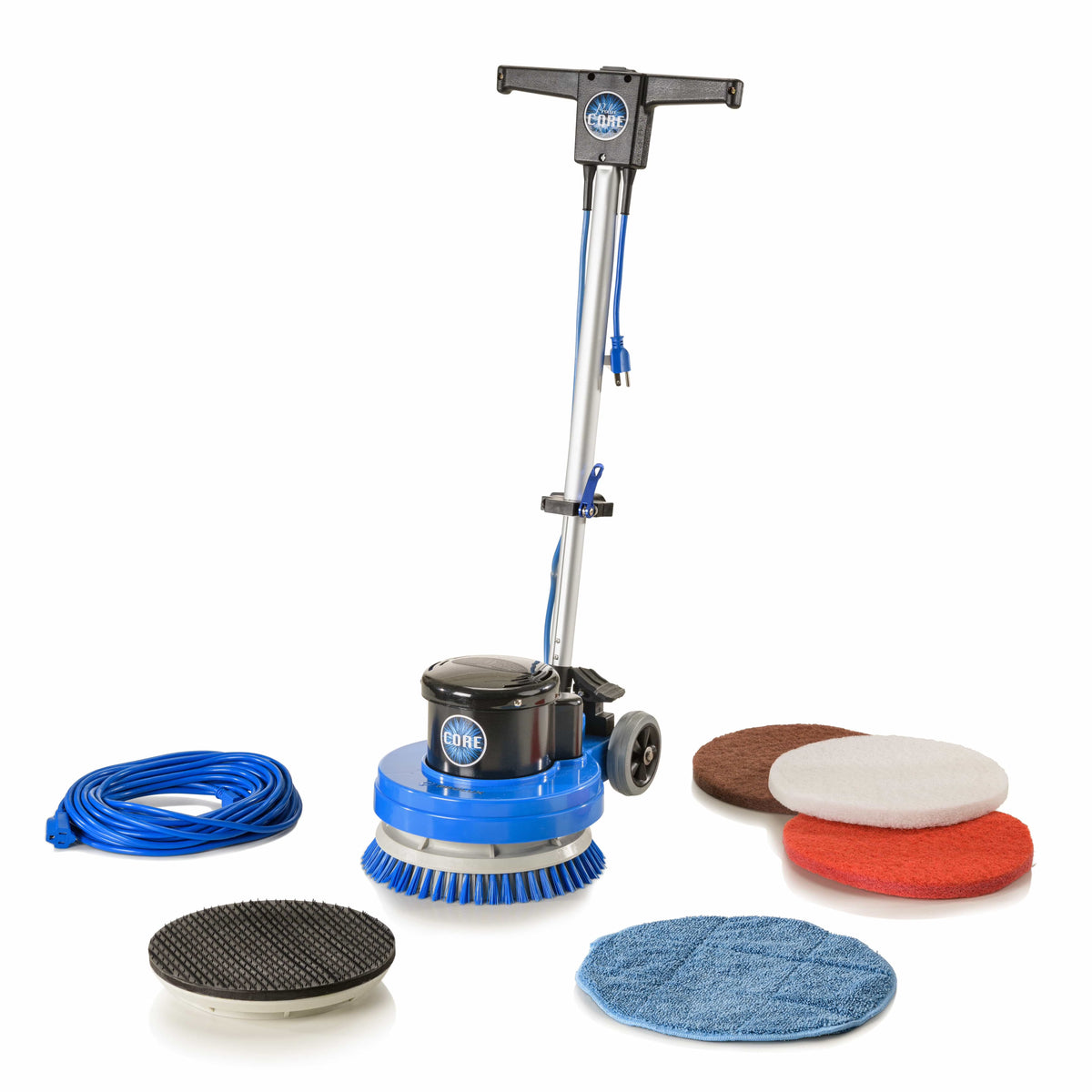 2026 NewProlux Core Heavy Duty Commercial Floor Polisher Buffer Scrubber Machine and 5 Pads