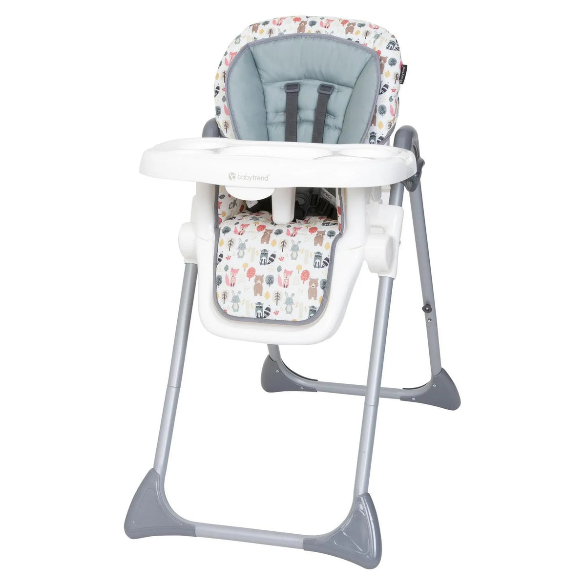 2026 NewBaby Trend Sit Right 3-In-1 High Chair. Forest Party