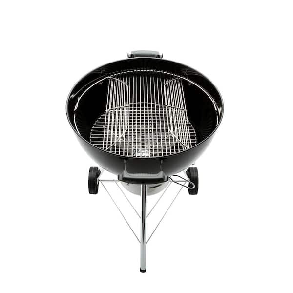 22 in. Original Kettle Premium Charcoal Grill in Black with Built-In Thermometer
