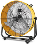 Simple Deluxe 24 in 3 Speed 4700 CFM Metal Drum Fan