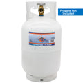 Flame King 10LB Empty Steel Propane Tank LP Cylinder w/ Type1 OPD Valve, for Grills & BBQs