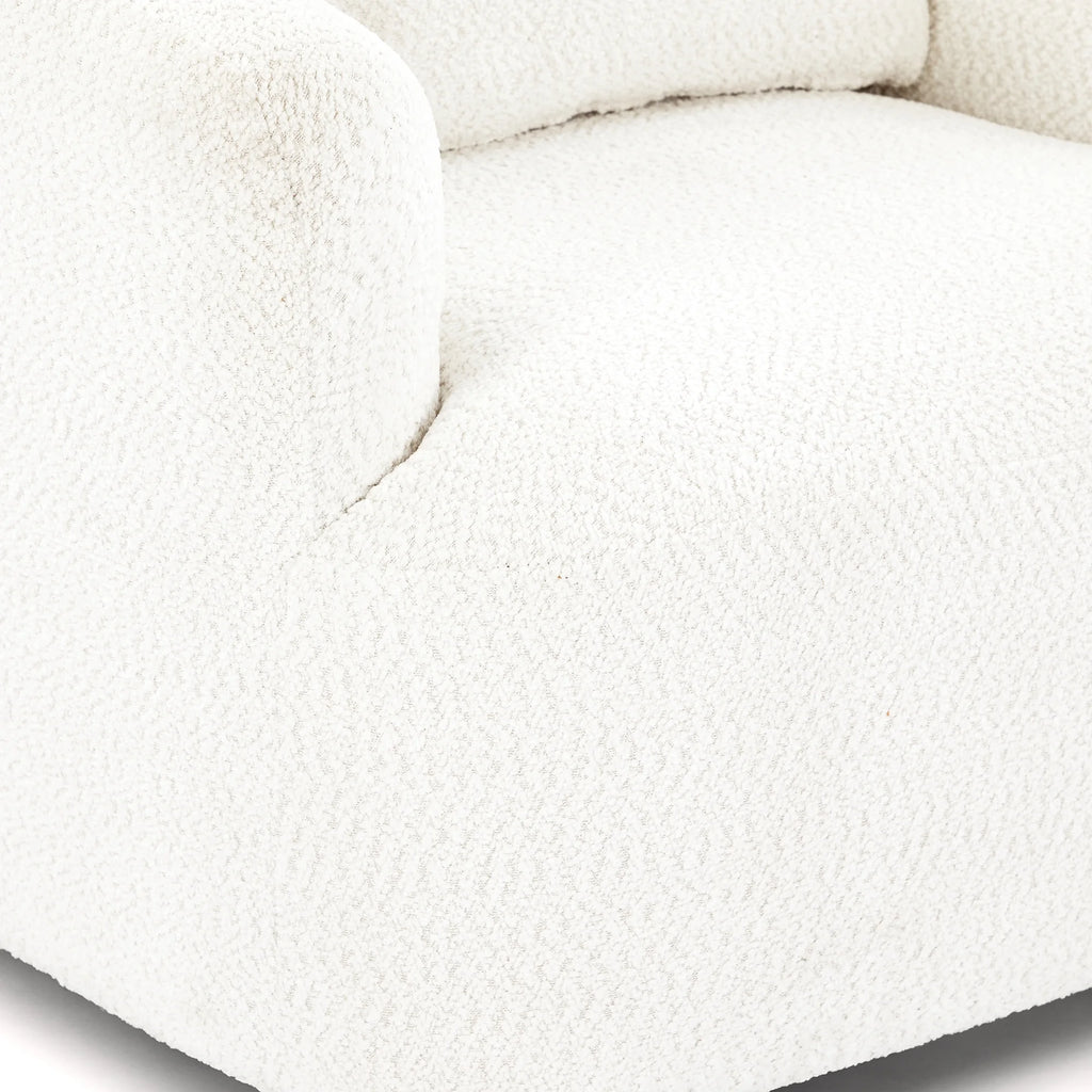 Harper & Bright Designs 360- Swivel Accent Chair, Barrel Chair Swivel Upholstered Sofa Chair with Cushion for Living Room Office, Beige