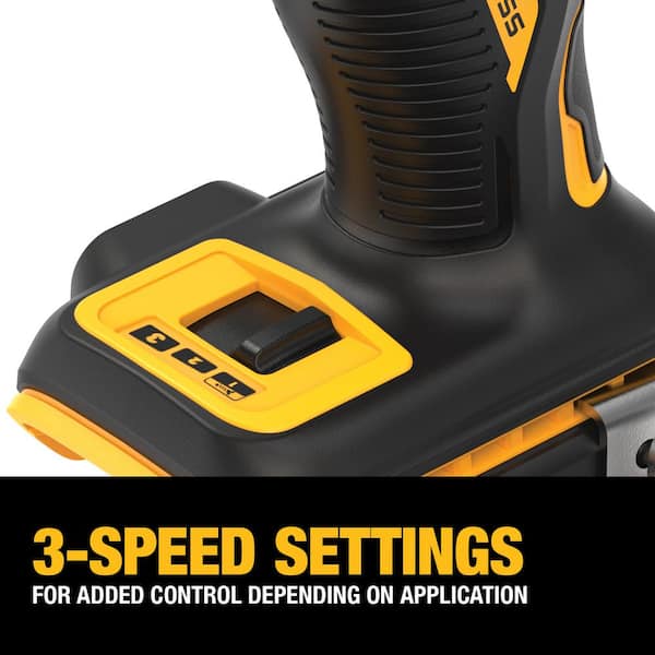 20V MAX Lithium-Ion Cordless Brushless 4 Tool Combo Kit with (2) 4.0Ah Batteries, Charger, and Kit Bag