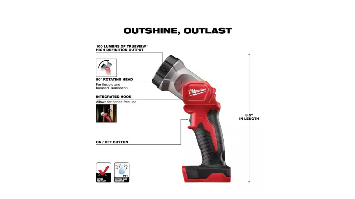 Open Box Milwaukee 2695-27SH M18 18-Volt Lithium-Ion Cordless Combo Kit 7-Tool with 2-Batteries, Charger and Tool Bag