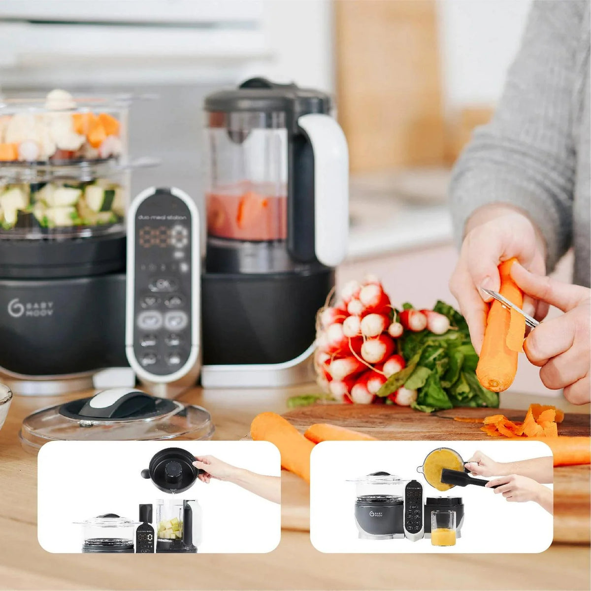 2026 NewBabymoov Duo Meal Station 6-in-1 multi-purpose baby food processor
