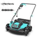 2026 New2-in-1 Scarifier and Dethatcher – Deep Soil Revitalization with High-Torque Motor, Adjustable Depth Control, Dual Safety Switch & Removable 10.5-Gallon Thatch Bag