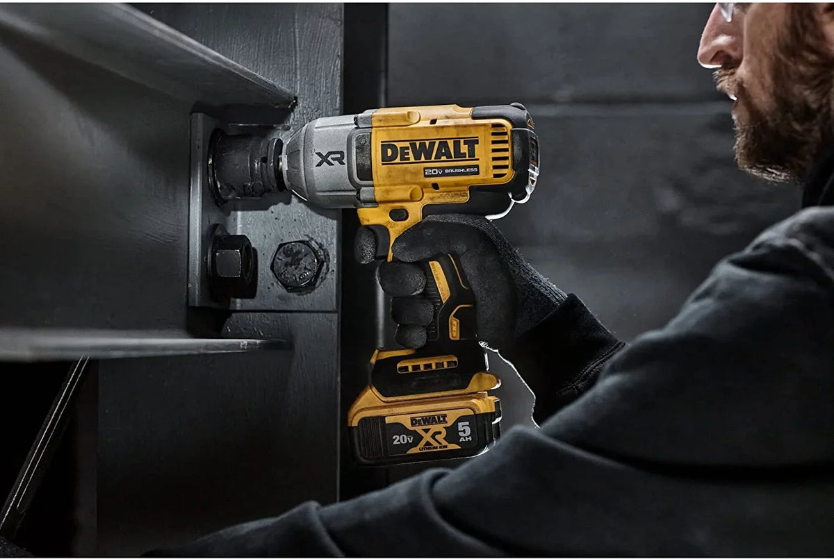 2026 NewDEWALT 20V MAX XR 1/2" High Torque Impact Wrench with Hog Ring Anvil Kit (DCF900P1)