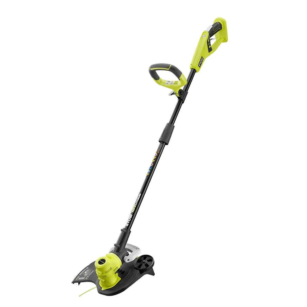2026 NewRyobi 18-Volt ONE+ Straight Shaft String Trimmer/Edger, Lightweight Design 10-12 in