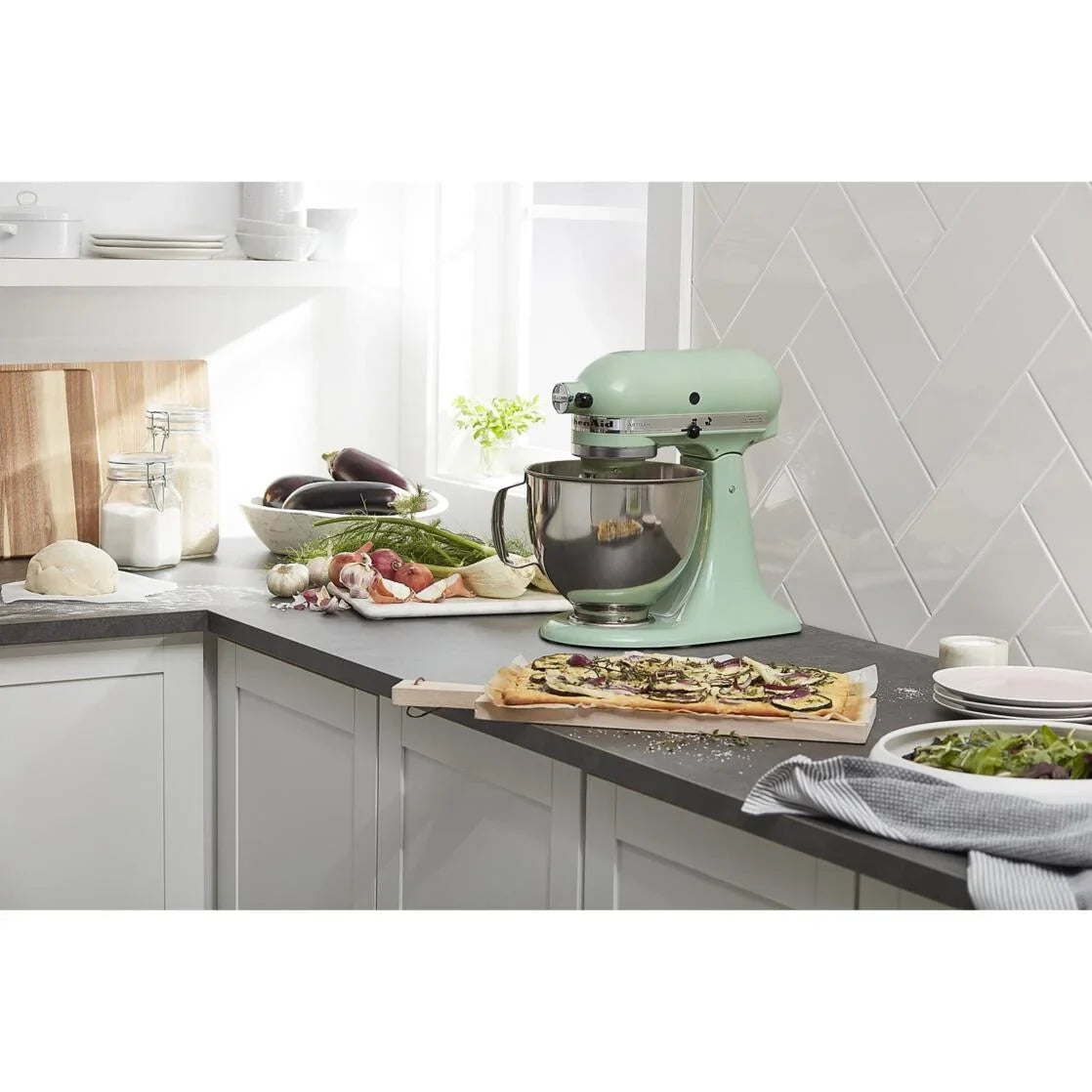 2026 NewKitchenAid Artisan Series 5-Quart Tilt-Head Stand Mixer, Wildflower, KSM156CXWF
