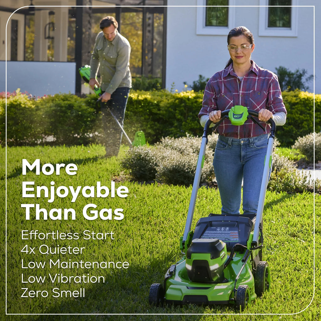 2026 NewGreenworks 60V 21" Self Propelled Lawn Mower with (1) 8.0 Ah Battery & Rapid Charger 2546402