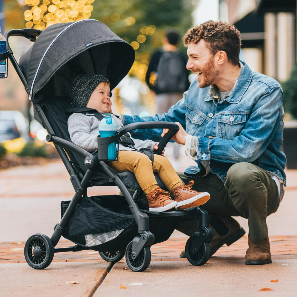 2026 NewChicco Presto Compact Stroller - Graphite (Grey). New