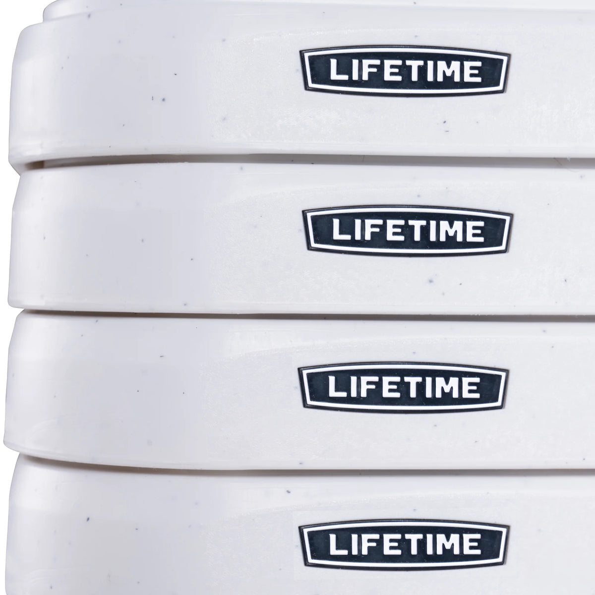 Lifetime 8 Foot Seminar Rectangle Table, Indoor/Outdoor Commercial Grade, White Granite, (80930)