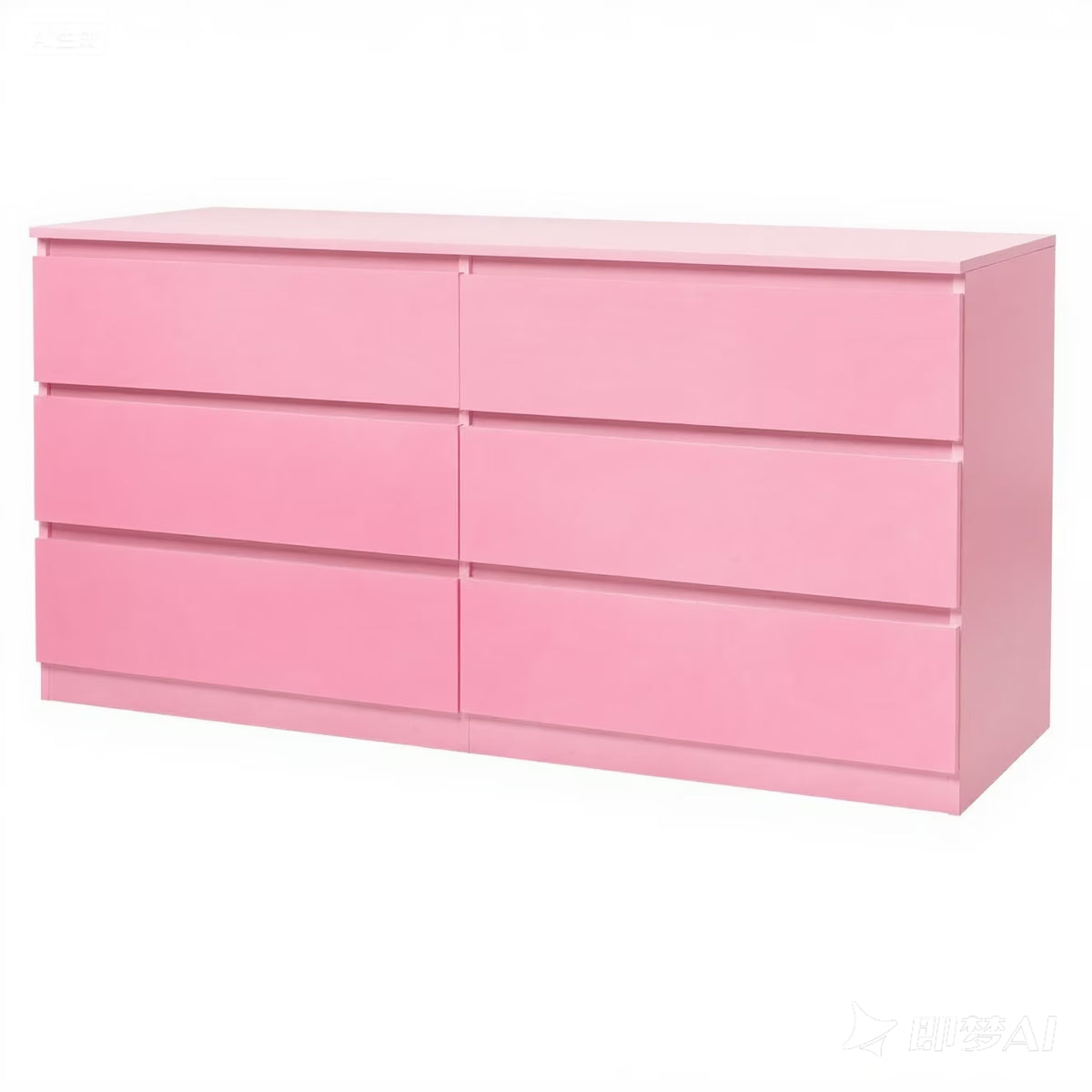 2026 NewKtaxon 6 Drawer Double Dresser Wood Dresser Storage Cabinet Drawer Organizer Chest Of Drawers, White