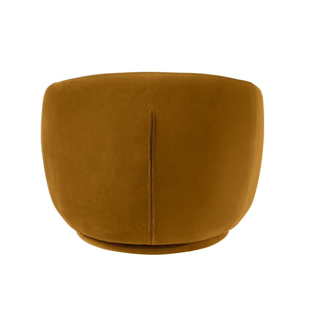 2026 NewBetter Homes & Gardens Mira Swivel Accent Chair, Cream Shearling