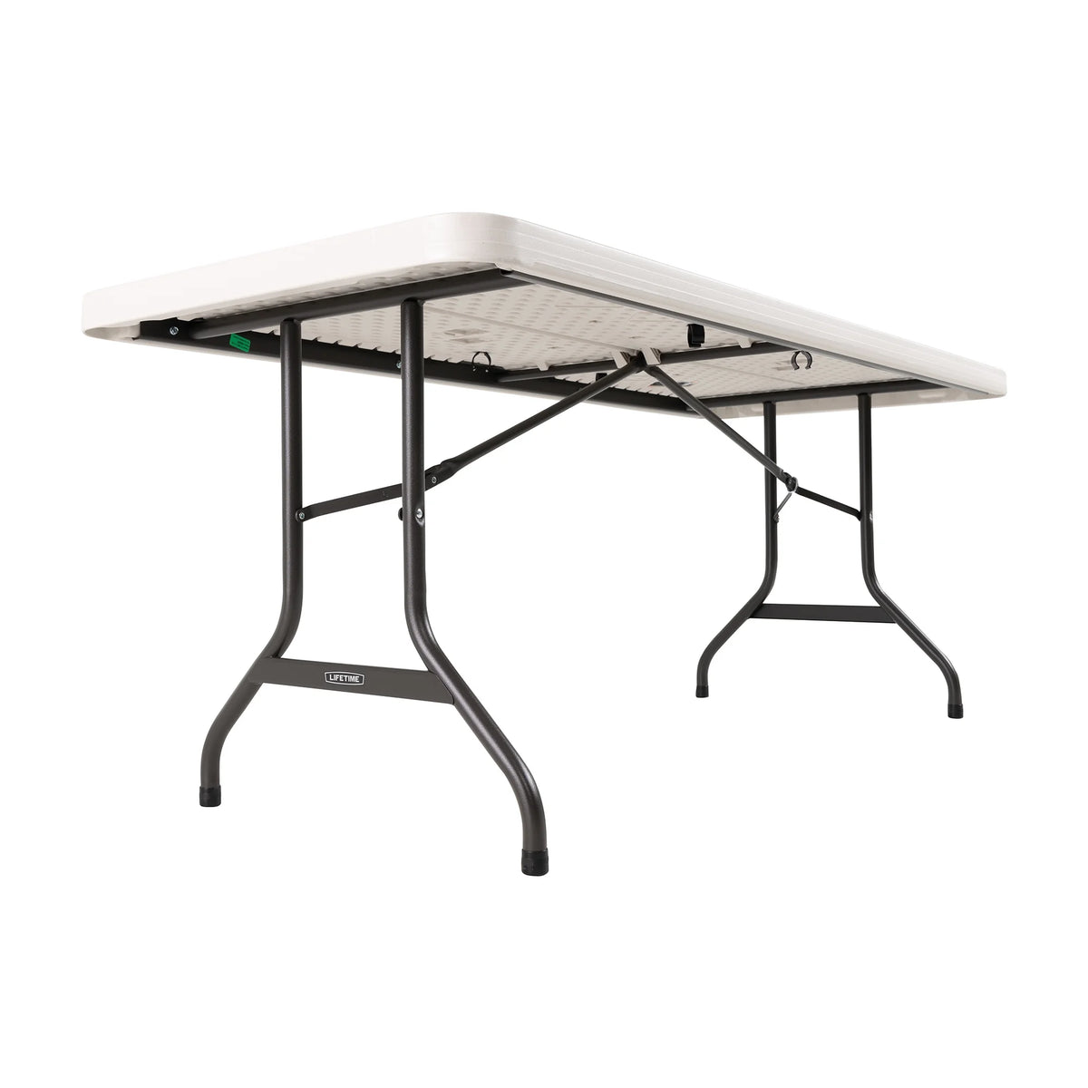 Lifetime 6 ft. Commercial Plastic Folding Banquet Tables 4 Pack (White Granite)