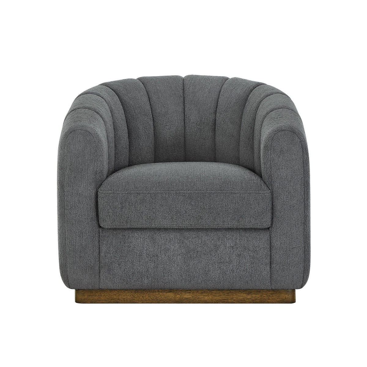 2026 NewBetter Homes & Gardens Lillian Accent Swivel Chair, Cream Linen