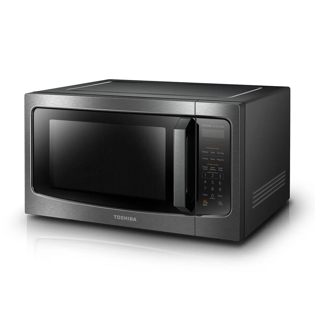 2026 NewToshiba 1.2 cu ft Countertop Microwave Ovens in Stainless Steel