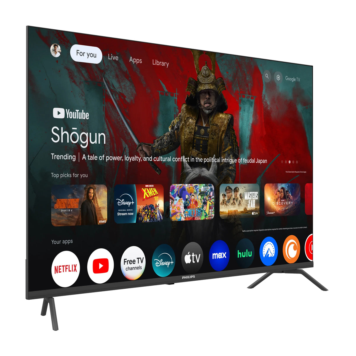 2026 NewPhilips 60" Class 4K Ultra HD (2160p) Google Smart LED TV (60PUL7555/F7)
