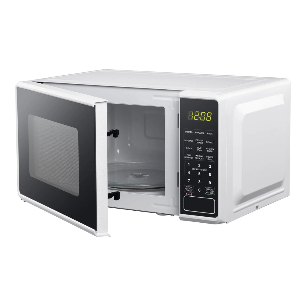 2026 NewMainstays 0.7 cu. ft. Countertop Microwave Oven, 700 Watts, White, New