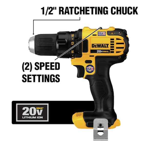 20V MAX Cordless 5 Tool Combo Kit with (2) 20V 2.0Ah Batteries and Charger