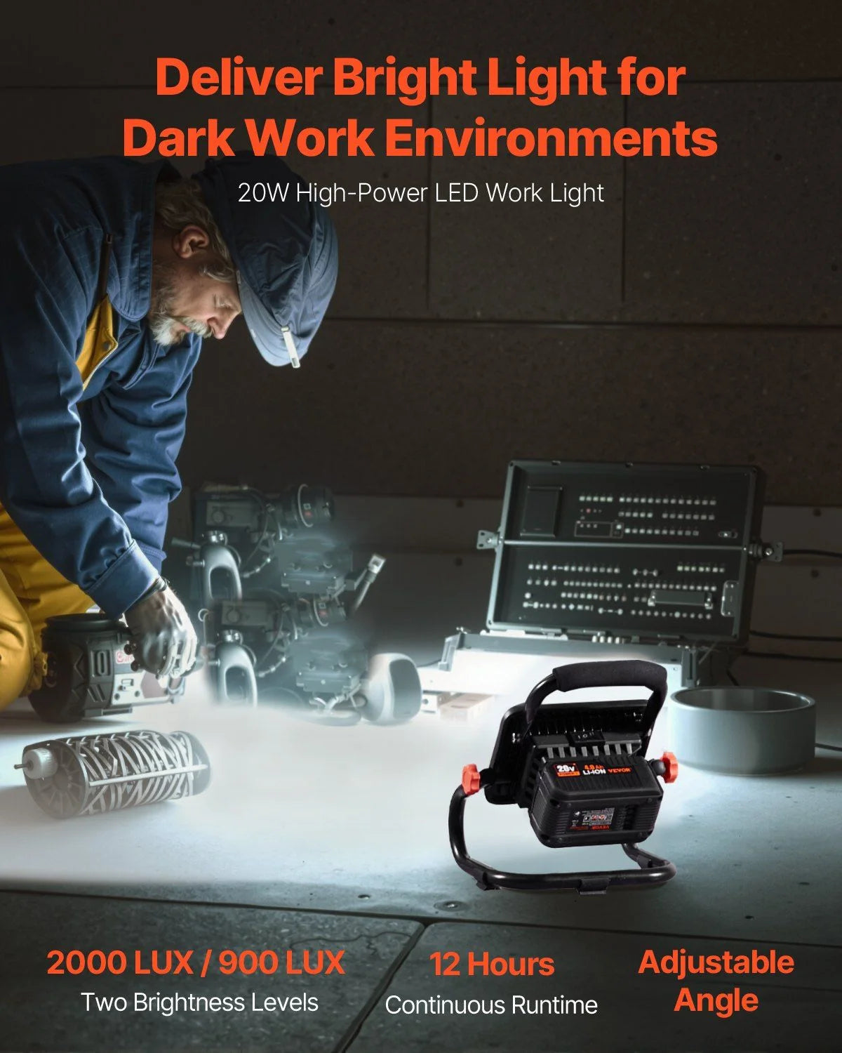 PORTER-CABLE 20V Cordless Brushless 5-Tool Combo Kit with (2) Batteries, Charger & Contractor Bag