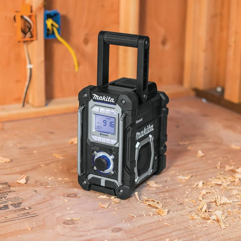 2026 NewMakita XRM06B Bluetooth Cordless Job Site Radio, Black