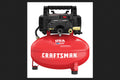CRAFTSMAN Red 0.8HP 150 PSI 1-Stage Oil-Free Air Compressor 6 gal