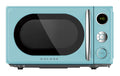 2026 NewGalanz 0.7 Cu ft Retro Countertop Microwave Oven, 700 Watts, Blue, New
