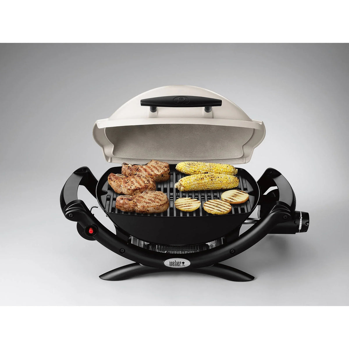 2026 NewWeber Q 1000 1-Burner Portable Gas Grill, Titanium