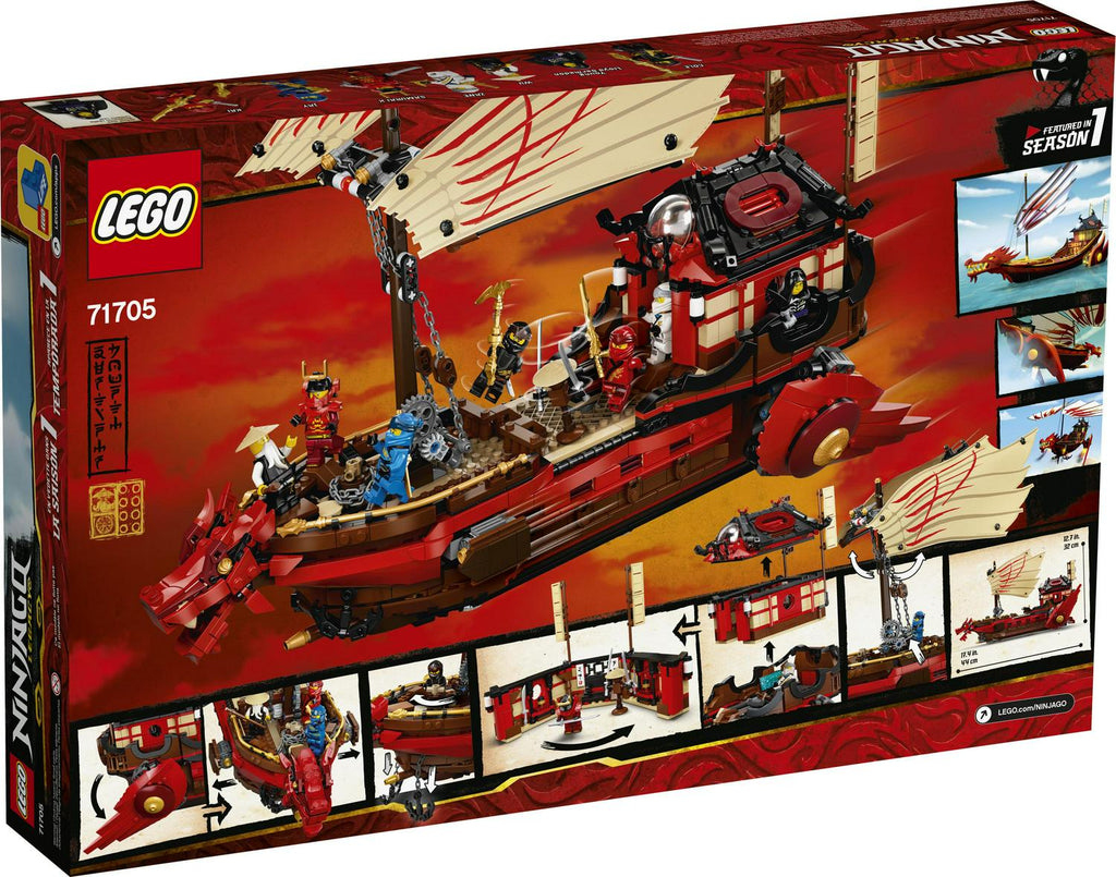 2026 NewLEGO NINJAGO Legacy Destiny's Bounty 71705 Ninja Building Toy Ages 9+ (1.781 Pieces)