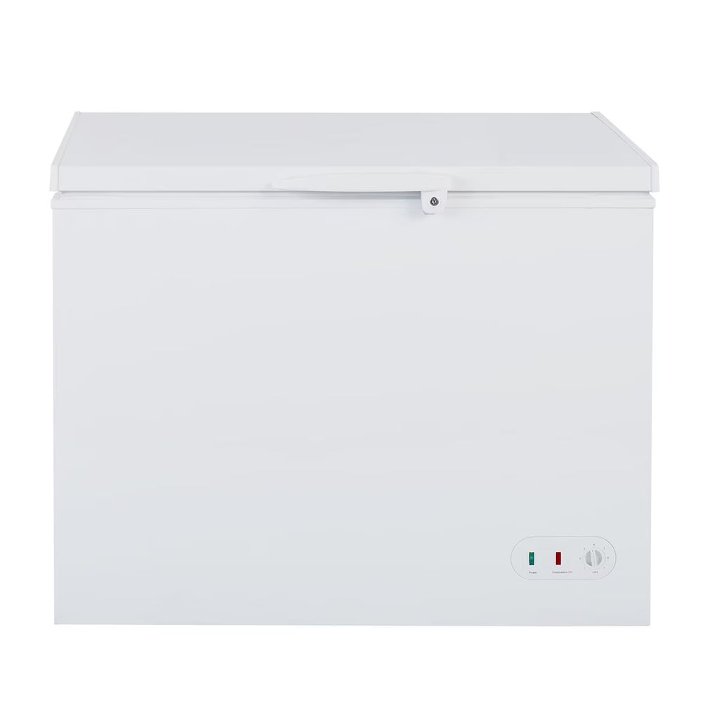 Maxx Cold Chest Freezer with Solid Top, 50"W, 12.7 cu. ft. Storage Capacity, Locking Lid, Garage Ready, in White (MXSH12.7SHC)
