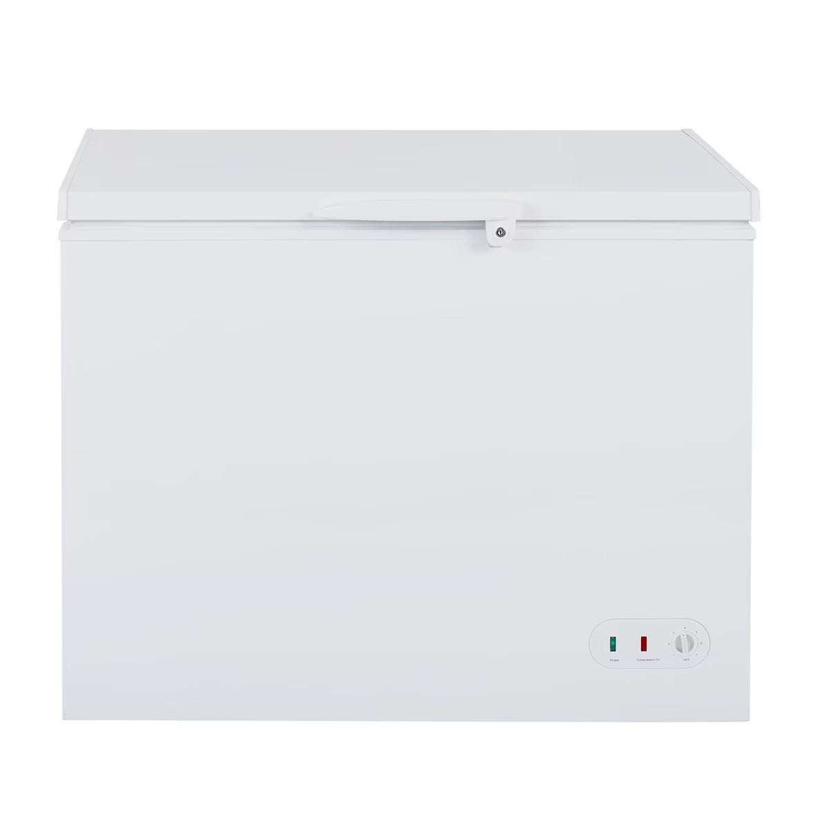 Maxx Cold Chest Freezer with Solid Top, 50"W, 12.7 cu. ft. Storage Capacity, Locking Lid, Garage Ready, in White (MXSH12.7SHC)